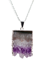 Load image into Gallery viewer,  Horizontal-silver chain-necklace