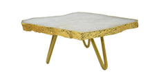 Load image into Gallery viewer, 1-Layer Cake Stand with Gold Trim
