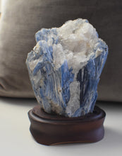 Load image into Gallery viewer, Kyanite on Wood Base
