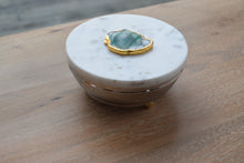 Load image into Gallery viewer, Steel-Marble Lid-Box-Agate