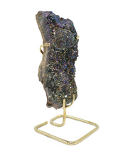 Load image into Gallery viewer, Silver Wire-Metalized Amethyst-Gold Wire