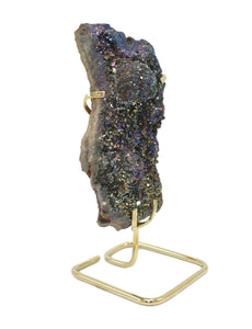 Silver Wire-Metalized Amethyst-Gold Wire