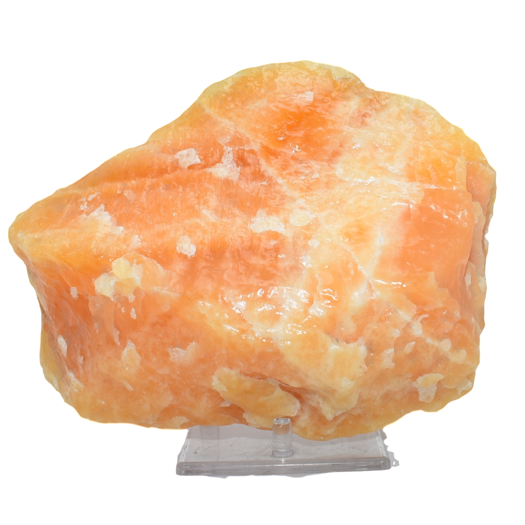 Orange Calcite Specimen Olympus Minerals