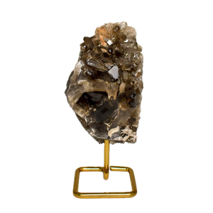 Smoky Quartz Cluster on Pin Stands
