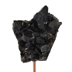 Smoky Quartz Cluster on Pin Stands