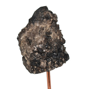 Smoky Quartz Cluster on Pin Stands