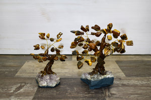 Polished Gemstone Bonsai Tree