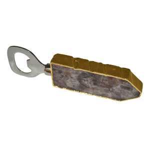 Bottle Opener with Gold Trim