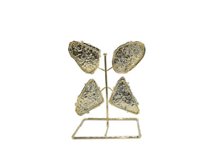 Stand-Natural-Gold Wire-Gold Trim