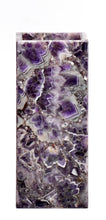 Load image into Gallery viewer, Amethyst flower vase long rectangular shape