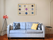 Load image into Gallery viewer, Decorative Wall Mount with Agate Slices