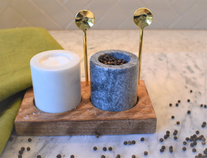 Marble Salt and Pepper Set