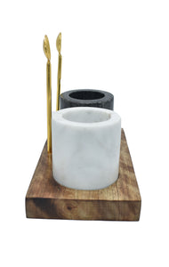 Marble Salt and Pepper Set
