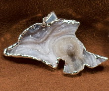 Load image into Gallery viewer, Pendant-Leaves-Gold Trim-Dolphins