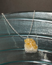 Load image into Gallery viewer, Druse Crystal Pendant on Silver Chain