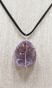 Pendant-Citrine-Amethyst