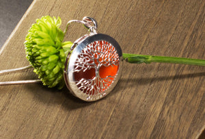 Silver Trim-pendant-Gorgeous gift-Agate
