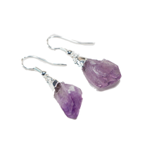 Load image into Gallery viewer, quartz-jewelry-earrings-amethyst