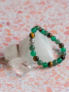 Gemstone Beaded Bracelet Womens