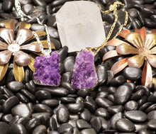 Load image into Gallery viewer, Purple--Silver-Gold-AMethyst