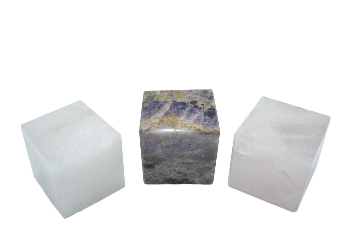 Natural Rocks Spring Cubes Natural Stone Cubes - Décor Pieces | Olympus Minerals