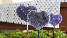 Load image into Gallery viewer, Amethyst Heart on Black Wire