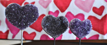 Load image into Gallery viewer, Amethyst Heart on Silver Wire