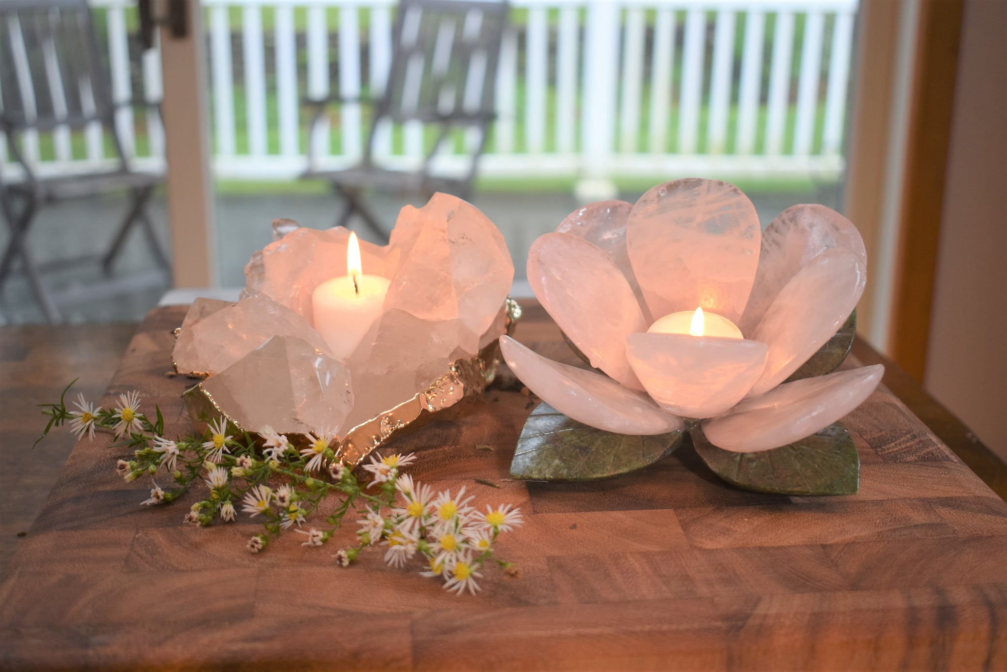 Flower tea light candles cheap