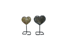 Load image into Gallery viewer, Amethyst Heart on Black Wire