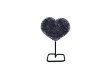Load image into Gallery viewer, Amethyst Heart on Black Wire