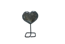 Load image into Gallery viewer, Amethyst Heart on Black Wire