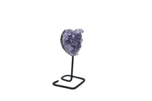 Load image into Gallery viewer, Amethyst Heart on Black Wire