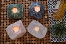 Load image into Gallery viewer, Votive Block-Sodalite-Rose Quartz-Green Quartz