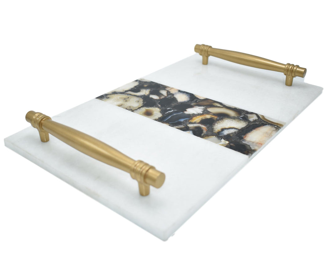 Serving Tray-Marble-agate