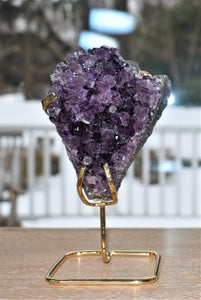 eye-catching-Gemstone on a Stand-Amethyst