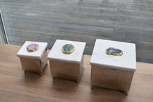 Load image into Gallery viewer, Steel Box-Lid-Marble