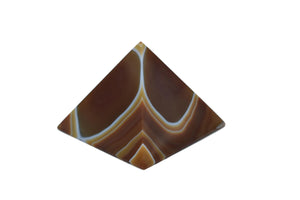 Sleek Pyramid Brown PyramidAgate wholesale