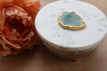 Load image into Gallery viewer, Marble Lid-Gold Trim-Box-Agate
