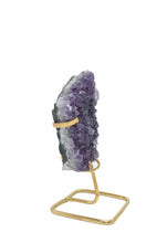 Load image into Gallery viewer, Gold Wire-Gemstone on a Stand-Amethyst