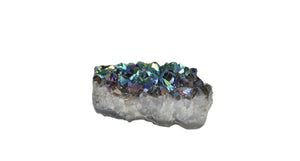 Metalized Amethyst-Cluster-Amethyst