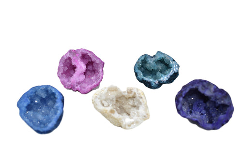 Purple Teal Blue Natural Miniature Geode Wholesale