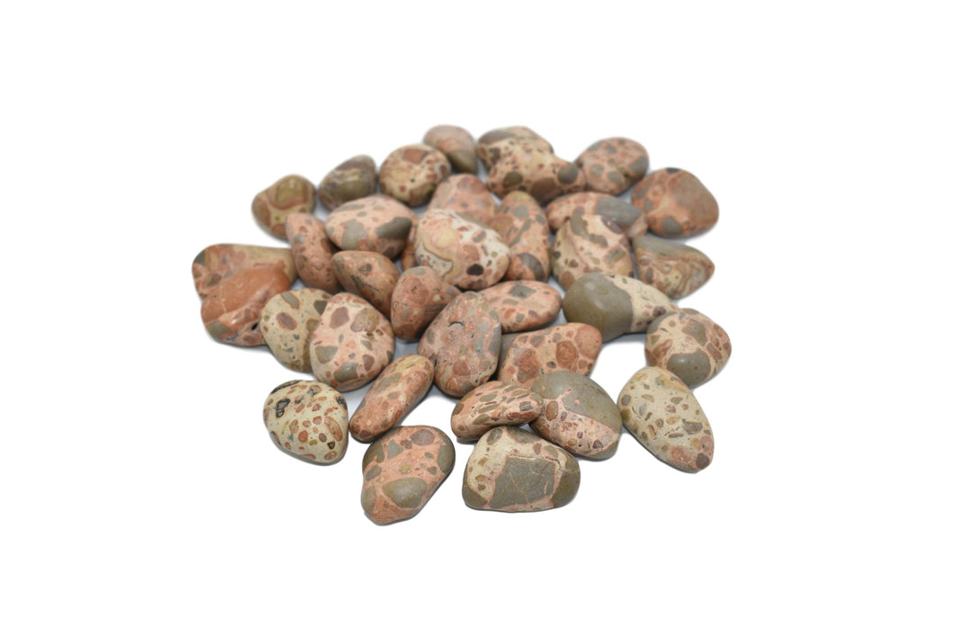 Stone-Tumble Stone-Jasper Leopard Skin