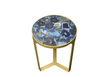 Load image into Gallery viewer, Silver Base-Pastel Blue-Agate