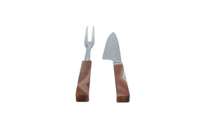 Brown-Blue-Flatware