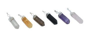 Smoky Quartz-SIlver Trim-Rose Quartz