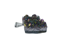 Load image into Gallery viewer, Pendant-Metalized Amethyst-Gold Trim-Amethyst