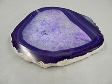 Load image into Gallery viewer, Natural-Blue-Trivet-Silver Trim