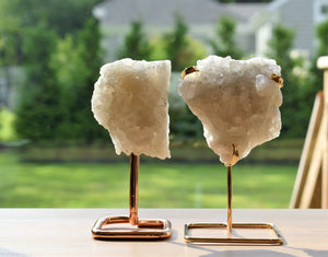 Silver Wire-Silver Stand-Quartz-Gemstone on a Stand