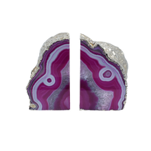 Load image into Gallery viewer, Agate Bookend Silver Bulk