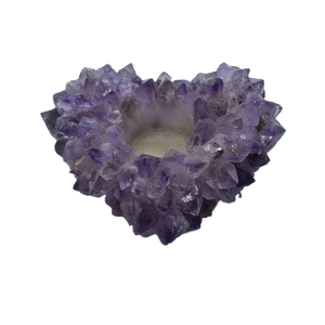 Votive-Heart-Points-Candle Holder-Amethyst